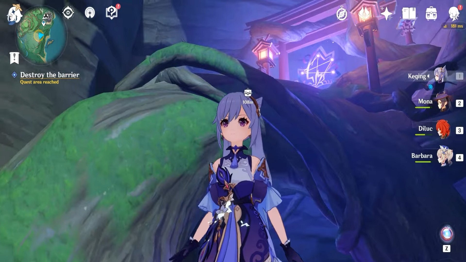 Genshin Impact Chinju Forest barrier and Hayashi of Tanuki quest VG247